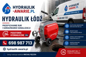 Hydraulik Łódź Przepychanie rur i udrażnianie kanalizacji MICHAŁ PĘCZEK — logo