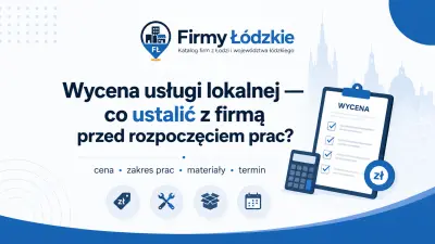 Wycena usługi lokalnej - grafika do artykułu